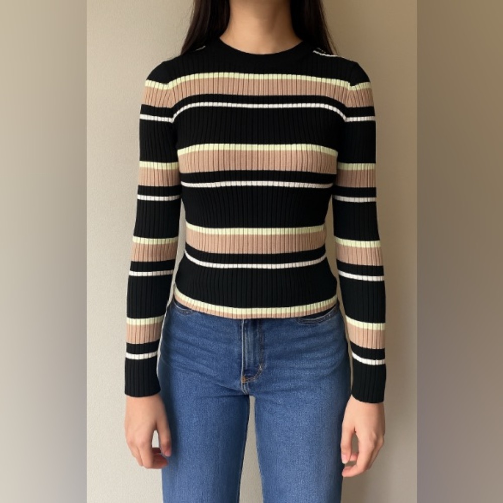 Striped Long Sleeve Top - Size XS Women’s